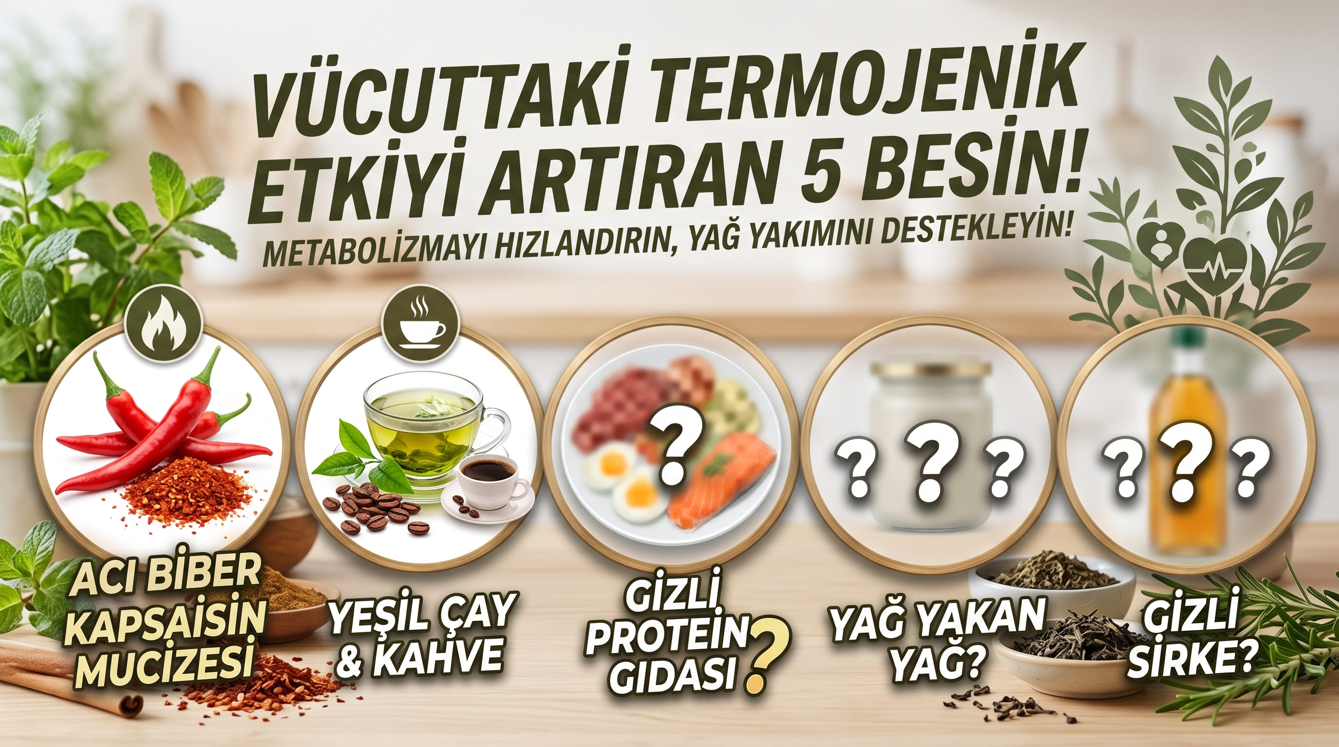 Bu Besinleri Tüketerek Vücudunu Yağ Yakma Makinesine Çevir!