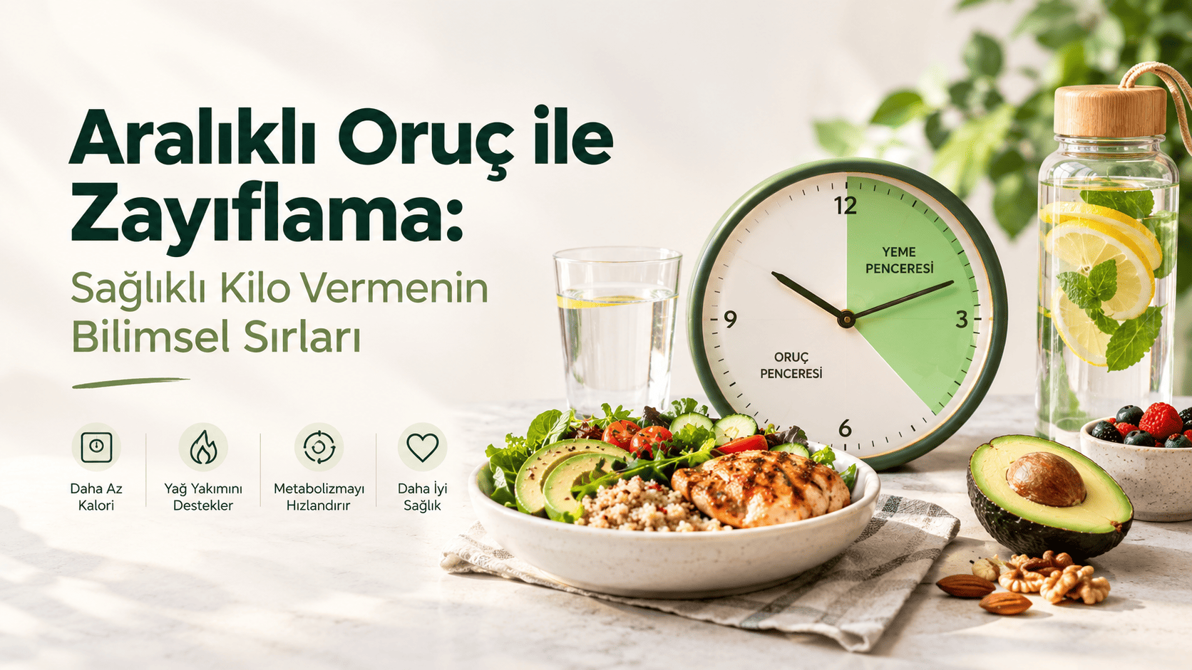 Aralıklı Oruç ile Zayıflama: Sağlıklı Kilo Vermenin Bilimsel Sırları